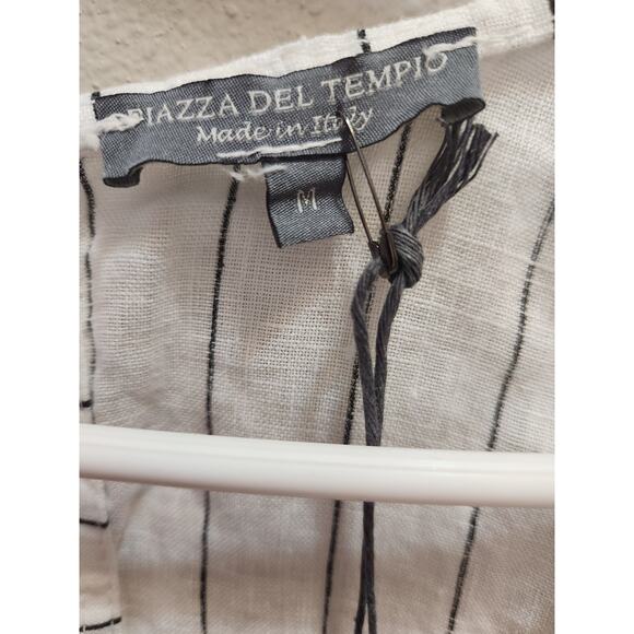 Piazza Del Tempio 100% linen NWT jumpsuit size medium made in Italy - Picture 4 of 7